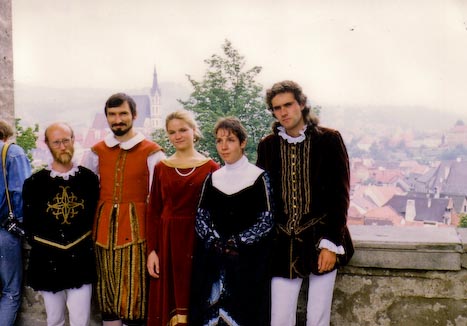 Září 1991 Český Krumlov, prohlídky Hudba v proměnách času